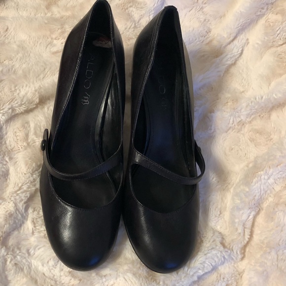 Aldo Shoes Aldo Black Mary Jane Heel Poshmark